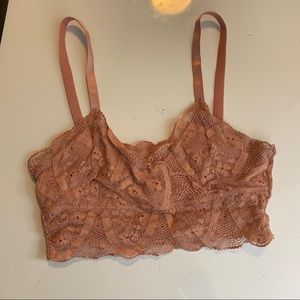 💕 3/$22 Carly Jean Dusty Pink Bralet One Size